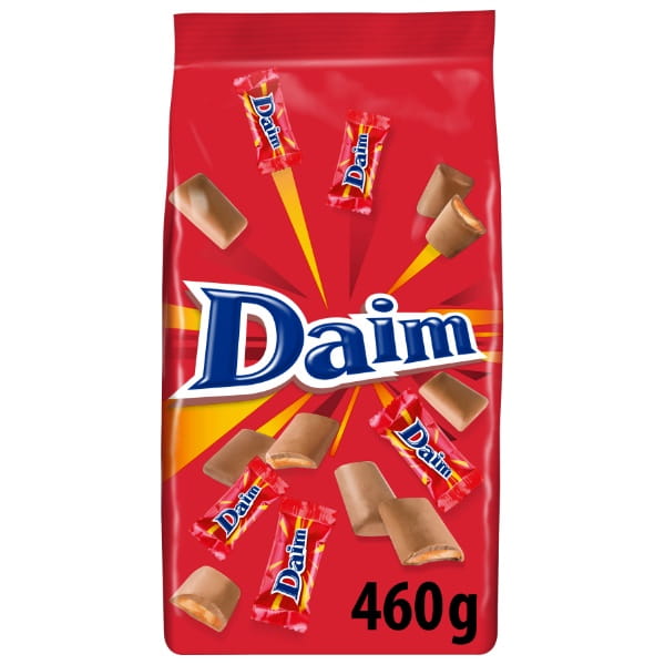 Daim Butter Mandel Karamell Krokant Schokoladen Pralinen in der 460g Verpackung