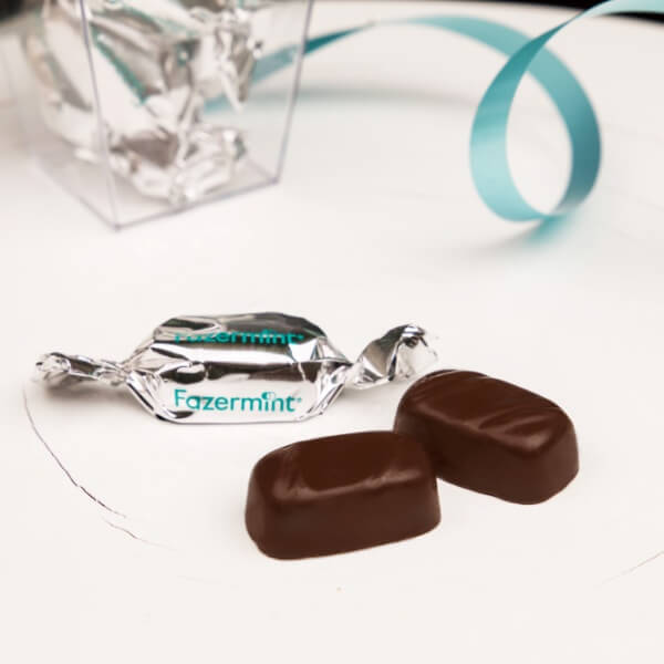 Fazer Fazermint Schokoladenpralinen mit Pfefferminzfüllung - 150g