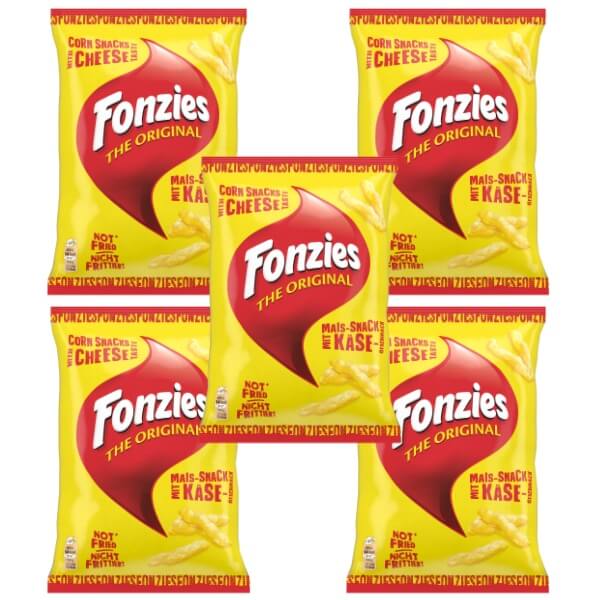 5x100g Fonzies Original Mais-Snack mit Käse