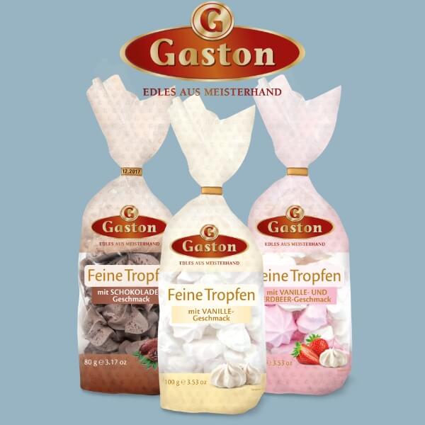 Gaston Baiser Schaumzucker Schokolade - 80g