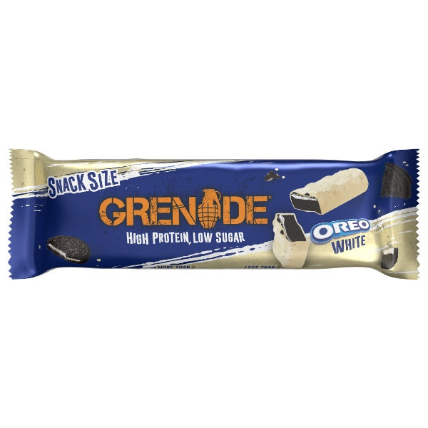 Grenade Proteinriegel Oreo White in der  35g Verpackung