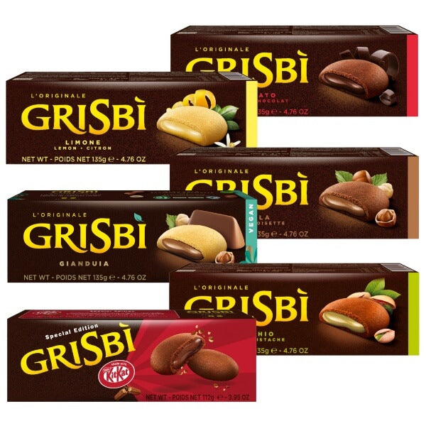 Vicenzi GRISBI Mürbeteigkekse mit KitKat Cremefüllung - 112g