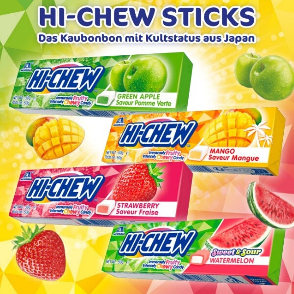 HI-CHEW Mango Kaubonbon Stick - 50g