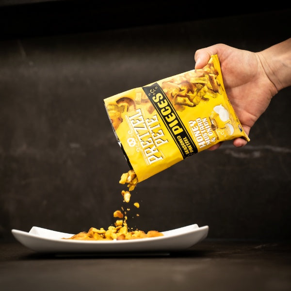 Pretzel Pete Pieces Honey Mustard Onion - 160g
