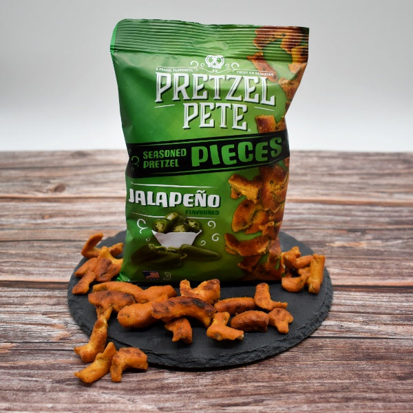 Pretzel Pete Pieces Jalapeño - 160g