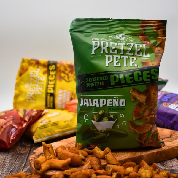 Pretzel Pete Pieces Jalapeño - 160g