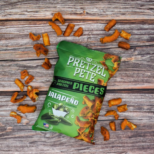Pretzel Pete Pieces Jalapeño - 160g