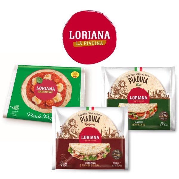 Loriana Piadina Pizza Italienisches Fladenbrot - 375g