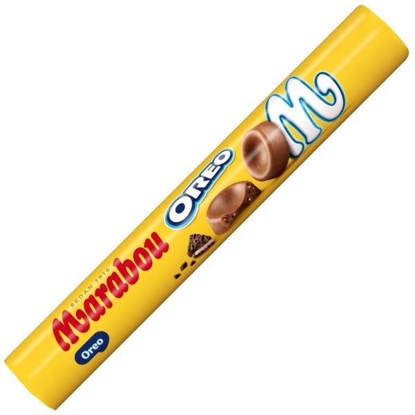 Marabou Oreo Rolle Milchschokolade mit Keksstückchen Schoko Drop in der 67g Verpackung
