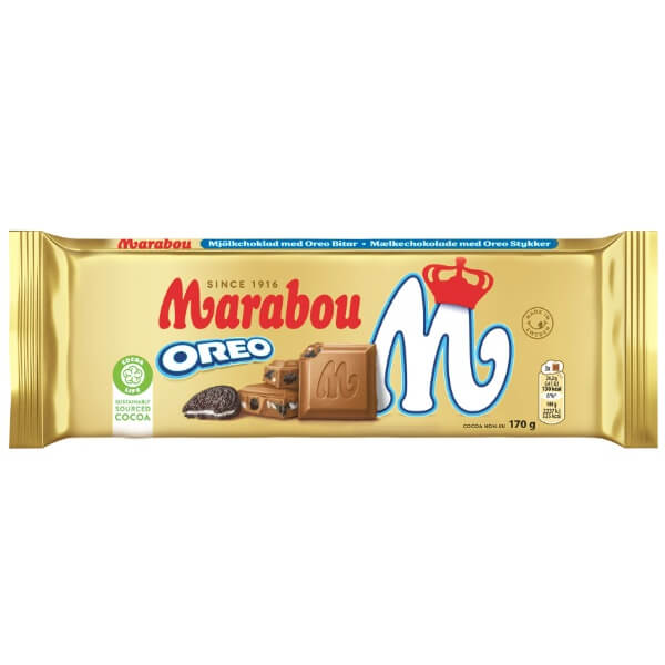 Marabou Tafel Oreo Schokolade in der 170g Verpackung