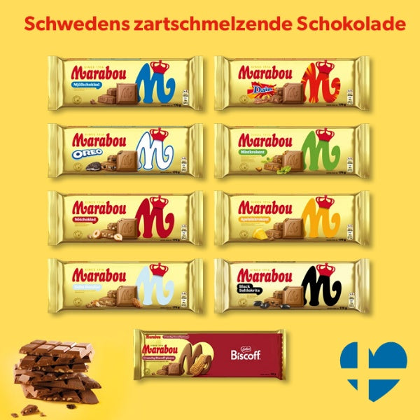 Marabou Tafel Salzlakritz Schokolade - 170g (SONDERPREIS MHD 29.09.2026)
