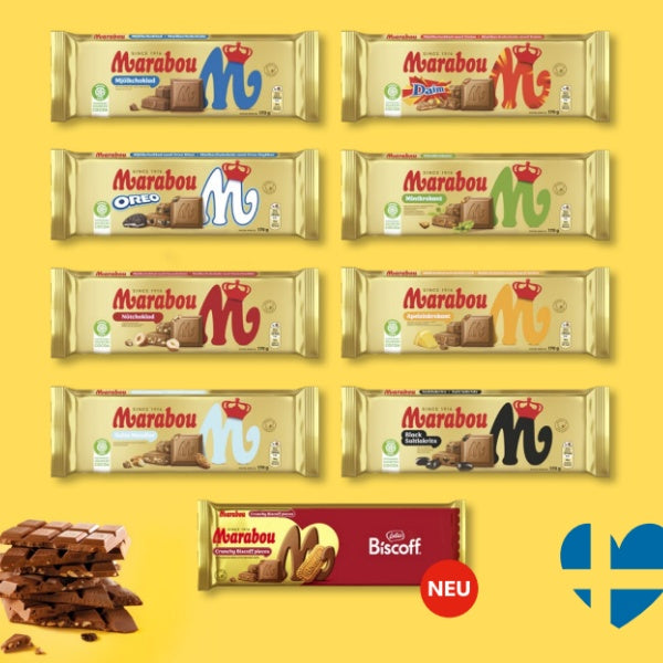 Marabou Tafel Biscoff Keks Schokolade - 160g