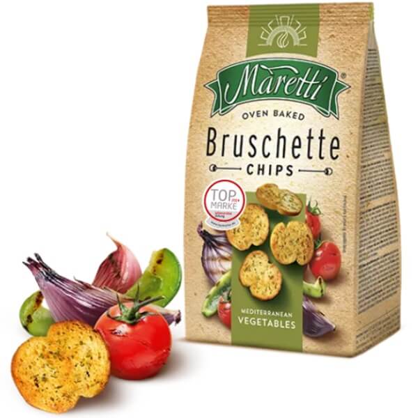 Maretti Bruschette Brotchips Mediterranean Vegetables - 150g