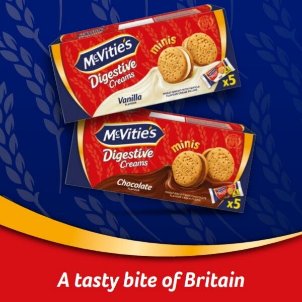 McVitie's Digestive Creams Doppelkeks mit Schokocremefüllung - 185g