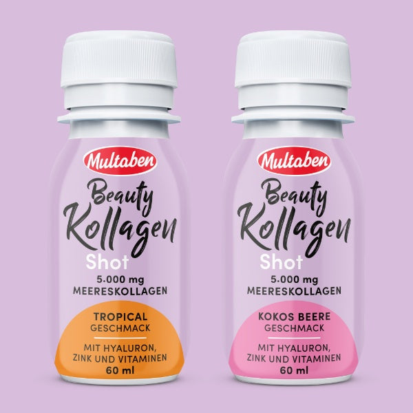 Multaben Beauty Kollagen Shot Tropical mit 5g Kollagen - 60ml