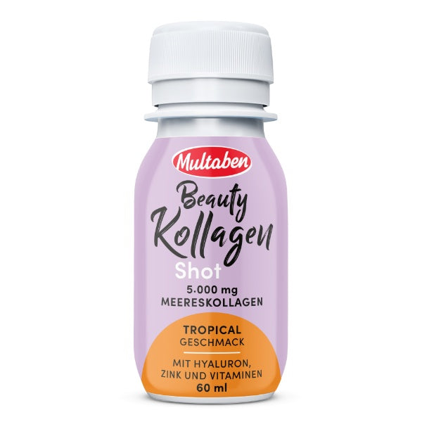 Multaben Beauty Kollagen Shot Tropical mit 5g Kollagen - 60ml