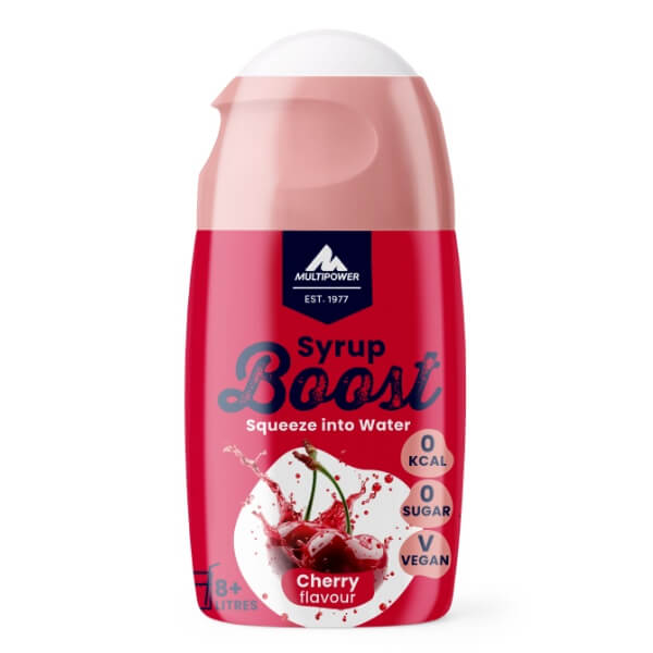 Multipower Getränke Sirup Boost Kirsche ohne Zucker in der 65ml Flasche