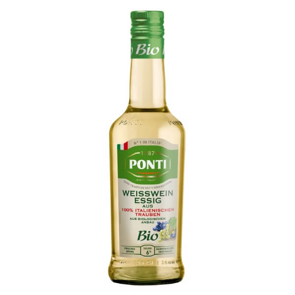 Ponti Bio Italienischer Weißweinessig - 500ml