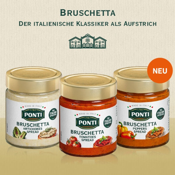 Ponti Bruschetta Paprika Aufstrich - 130g
