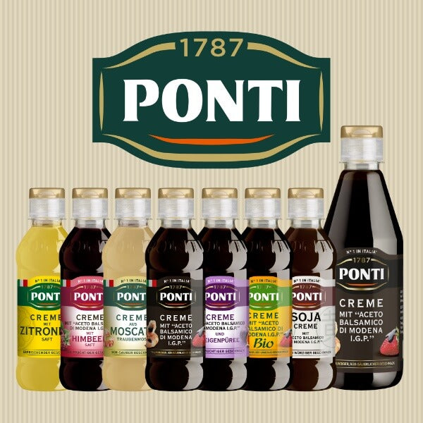 Ponti Soja Essig Creme mit Aceto Balsamico di Modena - 240g