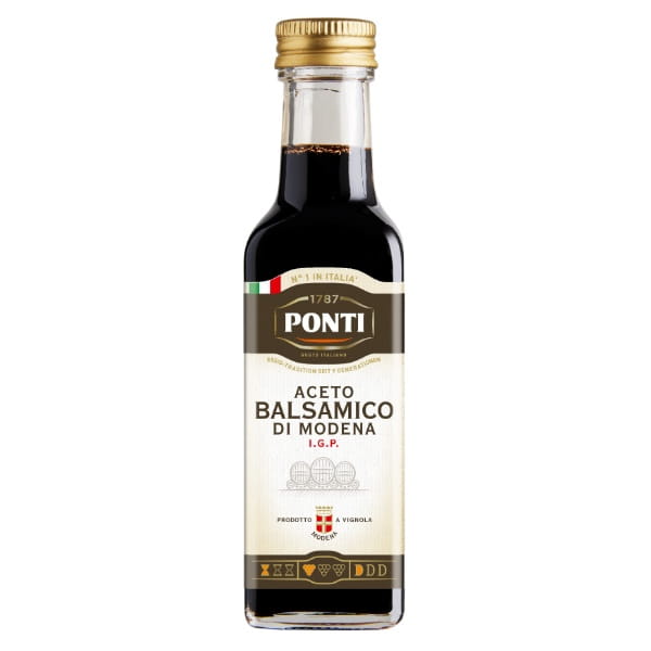 Ponti Essig Probiergröße Aceto Balsamico di Modena I.G.P. in der 100ml Flasche