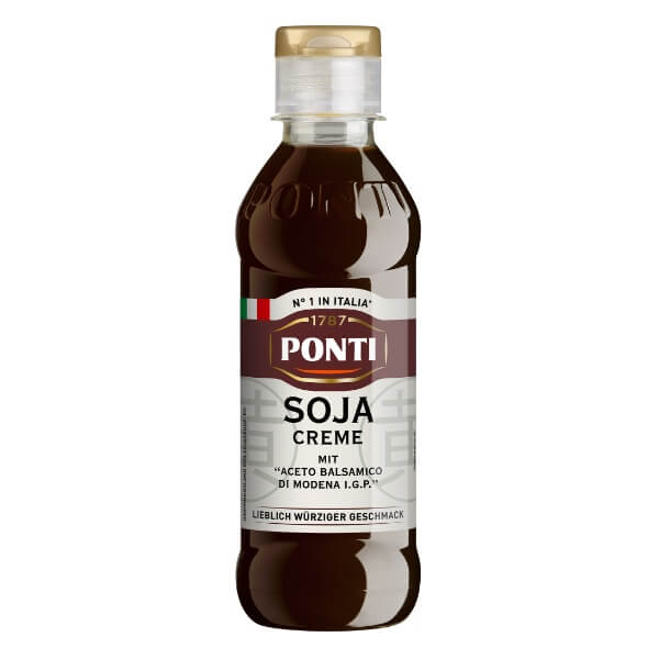 Ponti Soja Essig Creme mit Aceto Balsamico di Modena - 240g