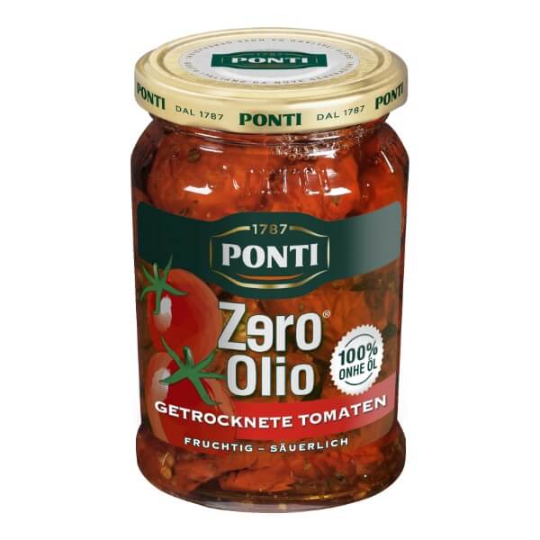 Ponti Zero Olio Eingelegtes Gemüse Getrocknete Tomaten - 300g