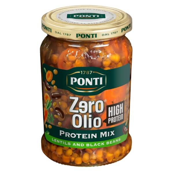 Ponti Zero Olio Protein Salat Eingelegtes Gemüse Linsen - 300g