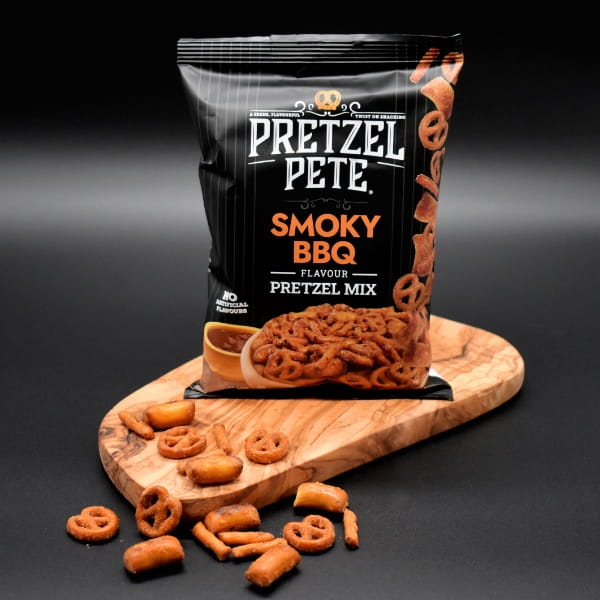 Pretzel Pete Brezel Mix Smoky BBQ - 8x160g