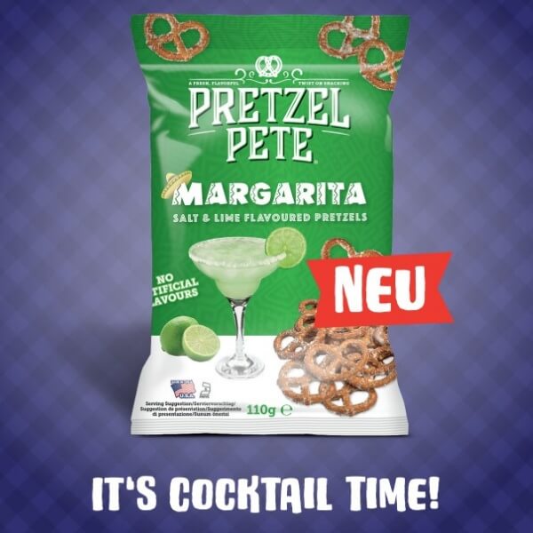 Pretzel Pete Margarita Salt & Lime Brezeln - 110g
