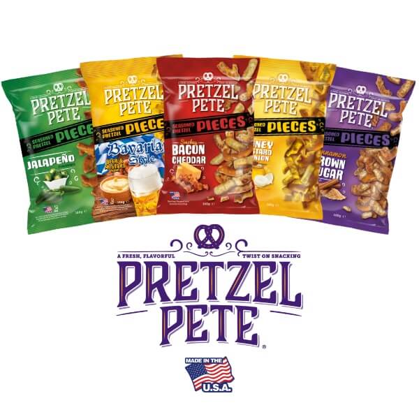 Pretzel Pete Pieces Cinnamon Brown Sugar Brezeln - 160g