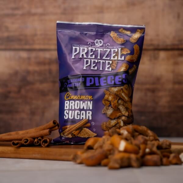 Pretzel Pete Pieces Cinnamon Brown Sugar Brezeln - 160g
