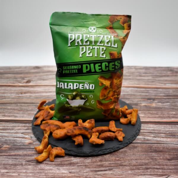 Pretzel Pete Pieces Jalapeño Brezeln - 8x160g