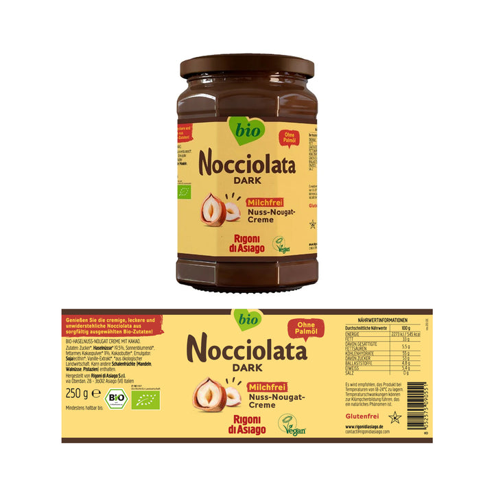 Rigoni di Asiago Nocciolata Dark Milchfrei - 250g