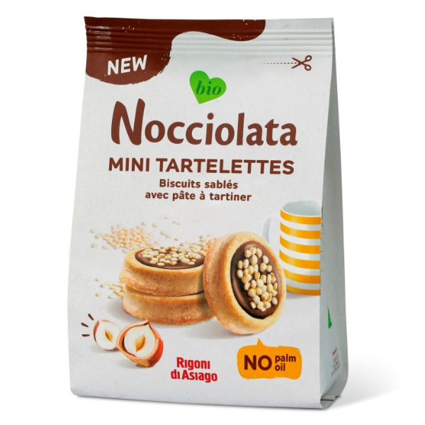 Rigoni di Asiago Nocciolata Tartelettes - 250g