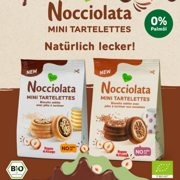 Rigoni di Asiago Nocciolata Tartelettes Bianca - 250g