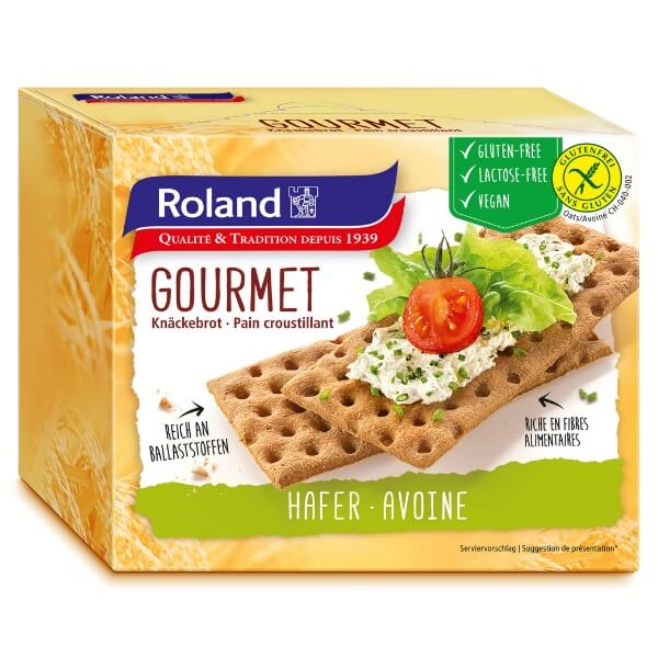 Roland Knäckebrot Hafer Glutenfrei - 230g