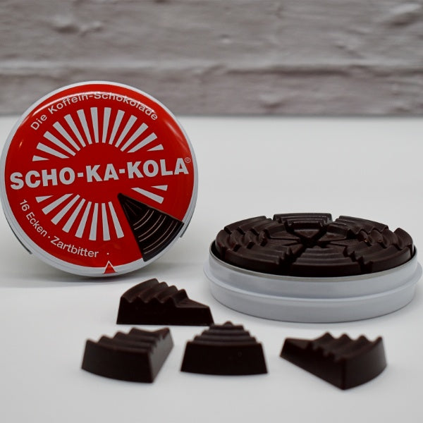 Scho-Ka-Kola Zartbitter Koffein Schokolade 10er Pack - 10 x 100g