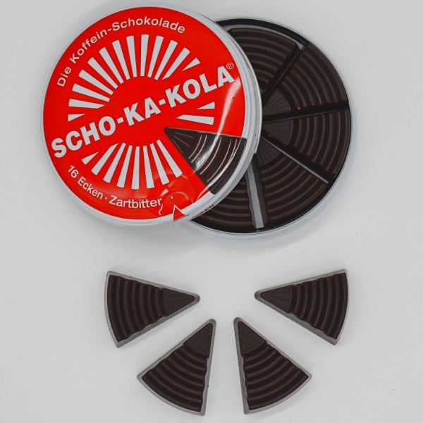 Scho-Ka-Kola Zartbitter Koffein Schokolade 10er Pack - 10 x 100g