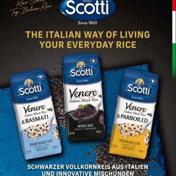 Schwarzer Vollkornreis Venere von Riso Scotti - 500g