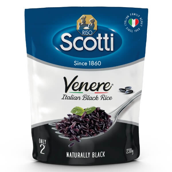 Schwarzer Vollkornreis Venere Express von Riso Scotti - 230g