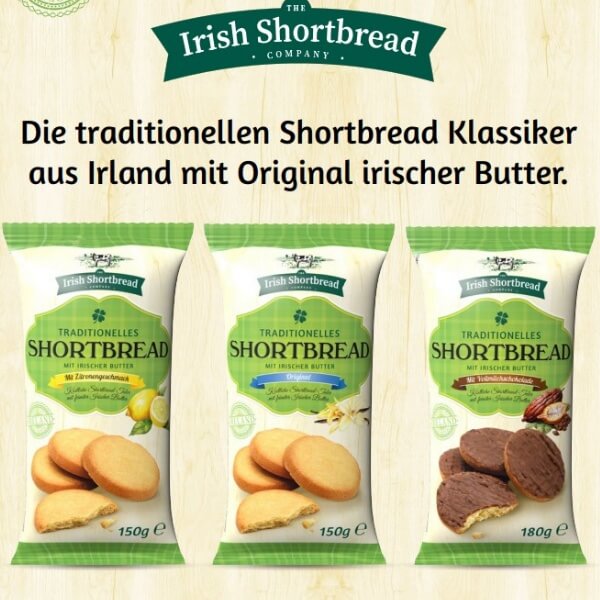 Shortbread Original Butterkeks von The Irish Shortbread Company - 150g