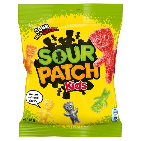 Sour Patch Kids Saure Frucht Gummibonbons in der 140g Verpackung