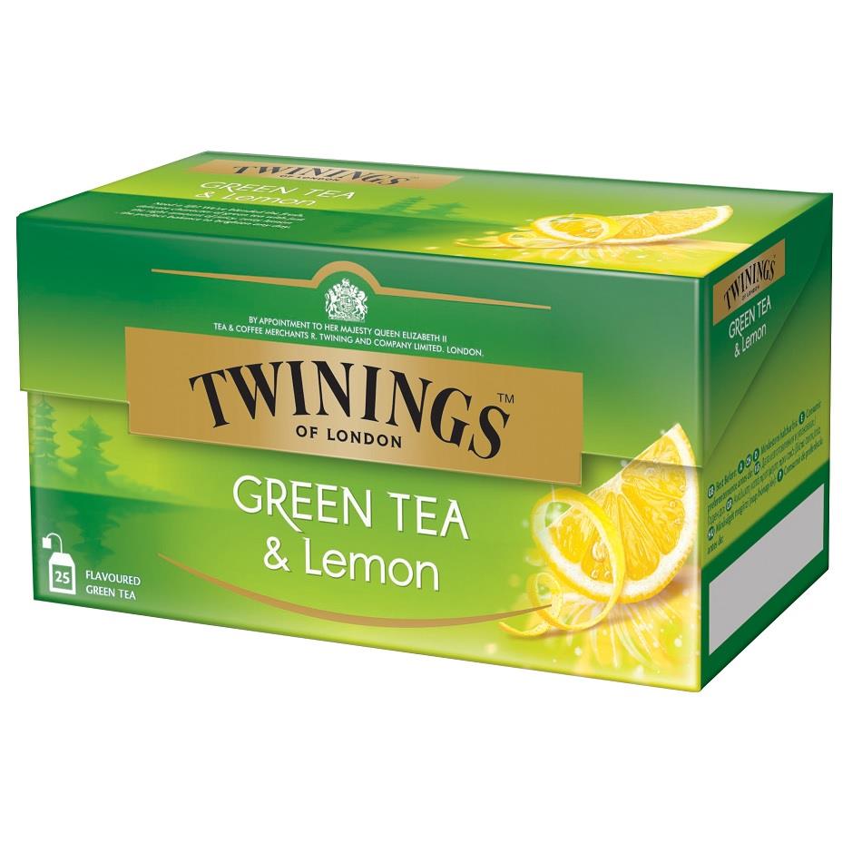 Twinings Green Tea & Lemon - Erfrischender Grüner Tee mit Zitronen ... Twinings Green Tea & Lemon - Erfrischender Grüner Tee mit Zitronen ...