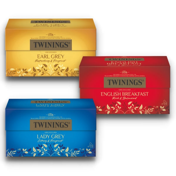 Twinings of London Schwarztee Zitrus Bergamotte Lady Grey -  25x2g Beutel