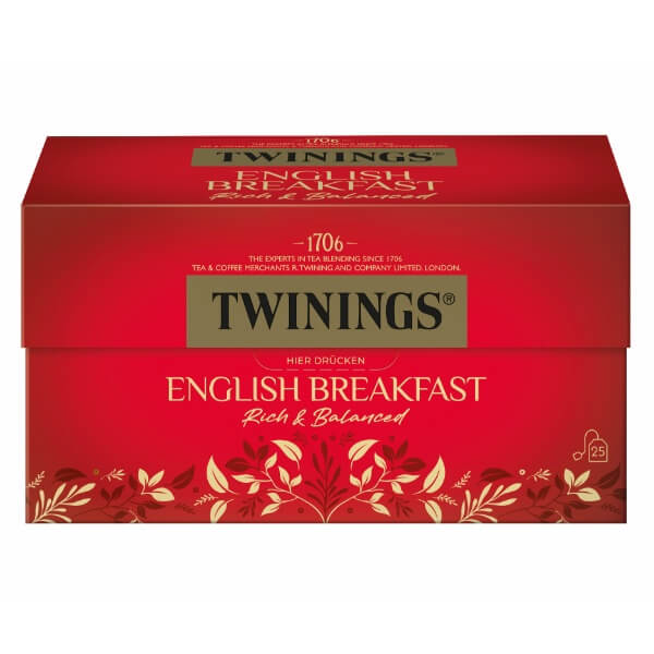 Twinings of London Schwarztee Beutel Probierset - Drei Sorten à 25x2g