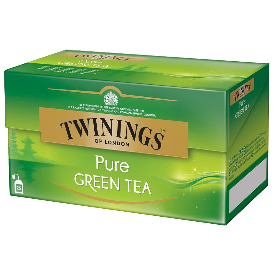 Twinings Pure Gree Tea - Gründer Tee im Teebeutel in seiner reinsten Form