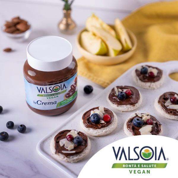 12x400g Valsoia La Crema Original Nuss Nougat Creme