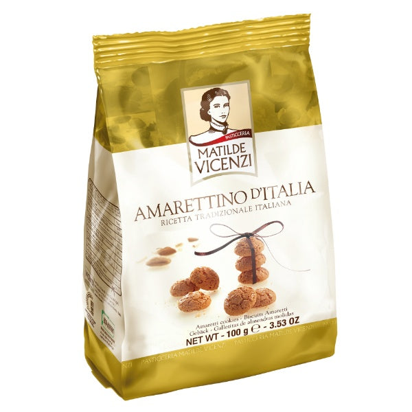 Vicenzi Amarettino Gebäck in der 100g Verpackung