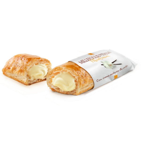 Vicenzi Millefoglie Blätterteiggebäck gefüllt mit Milchcreme - 125g